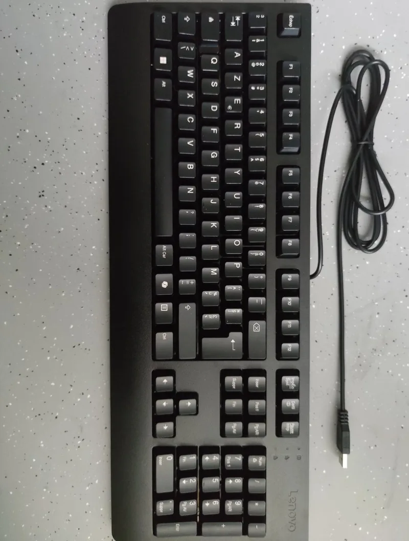 Preferred Pro II USB Keyboard-Belgian toetsenbord Thuis/Werk Belgisch, Frans by Lenovo, Black – cover