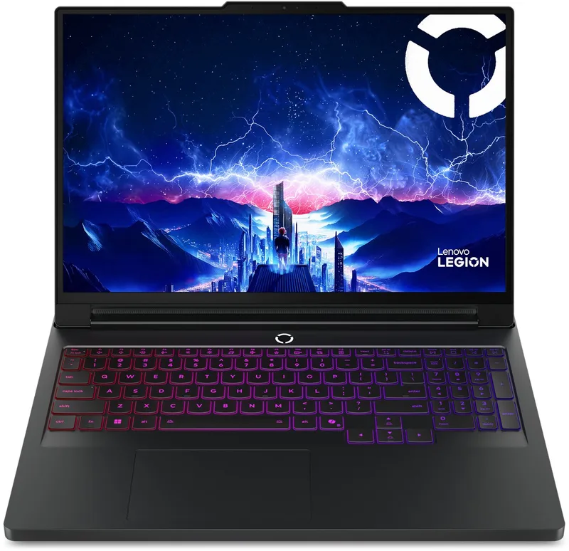 Pro 7 16IAX10H Intel Core Ultra 9 275HX Laptop 40,6 cm (16") WQXGA 64 GB DDR5-SDRAM 1 TB SSD NVIDIA GeForce RTX 5080 Wi-Fi 7 (802.11be) Windows 11 Home Zwart de Lenovo, Noir, US – jaquette