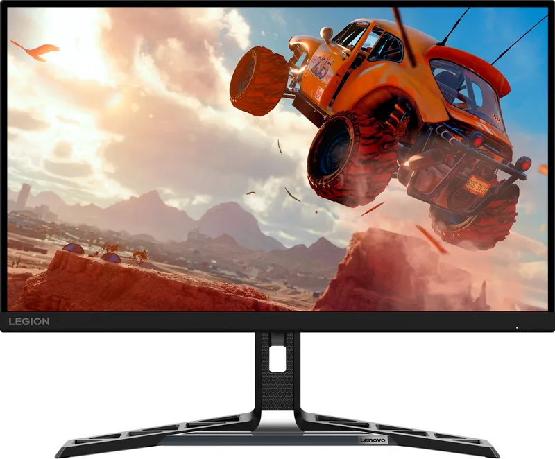 R27qe - QHD Led - Gaming Monitor - 27 inch - 180Hz fra Lenovo, Sort – cover