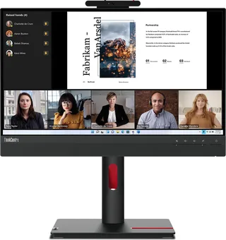 ThinkCentre Tiny-In-One 22 computer monitor 54,6 cm (21.5") 1920 x 1080 Pixels Full HD LED Touchscreen fra Lenovo, Sort – cover 1 af 2