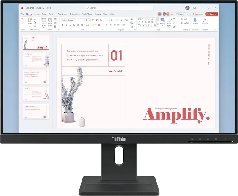 ThinkVision E24-40 Monitor van Lenovo, Zwart – cover