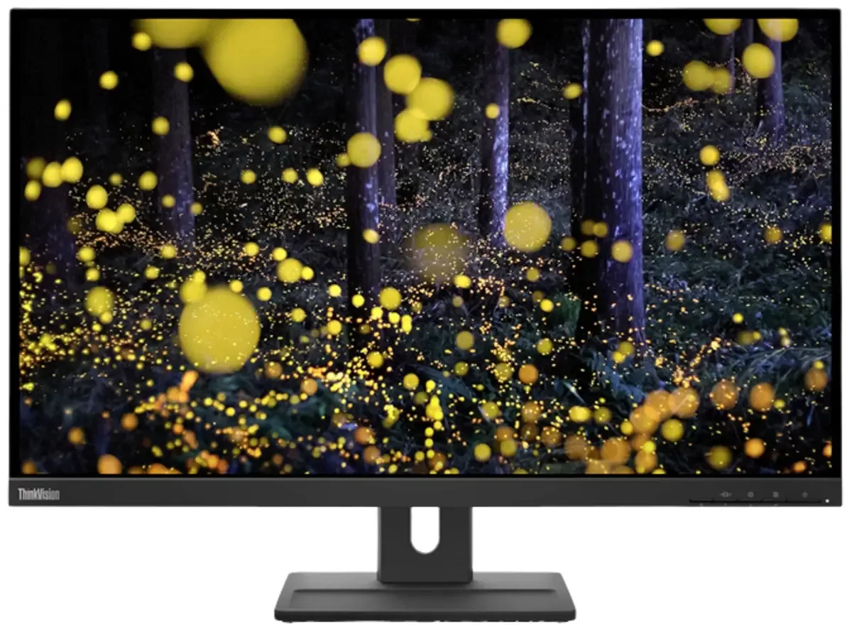 ThinkVision E27q-20 LED-monitor Energielabel F (A - G) 68.6 cm (27 inch) 2560 x 1440 Pixel 16:9 6 ms HDMI, DisplayPort IPS LED från Lenovo, Svart – omslag