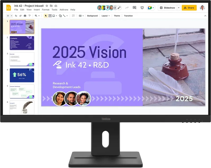 ThinkVision E27Q-40 Monitor van Lenovo, Zwart – cover