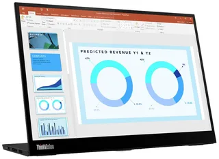 ThinkVision M14d LED display 35,6 cm (14") 2240 x 1400 Pixels 2.2K by Lenovo, Black – cover 2 of 2