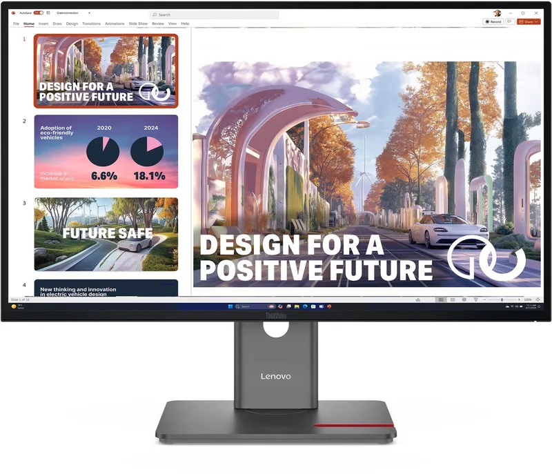ThinkVision P27QD-40 Monitor by Lenovo, Black – cover