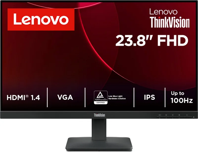 ThinkVision S24-4e Monitor van Lenovo, Zwart – cover