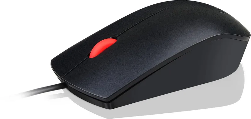 Usb Optische Muis Voor Laptop Pc Computer 1600 Dpi Ergonomische Prestaties van Lenovo, Czarny – cover