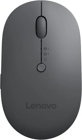 X9 Edition Muis Bluetooth, Radiografisch Optisch 5 Toetsen 2400 dpi Geluidsarme toetsen, Geïntegreerd scro från Lenovo, Grå – omslag 1 av 2
