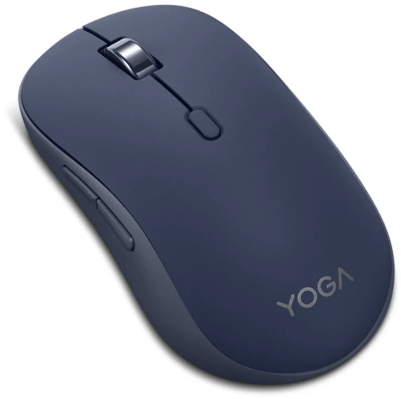 Yoga muis Kantoor Ambidextrous Bluetooth Optisch 4000 DPI van Lenovo, Blauw – cover
