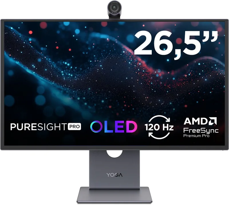 Yoga Pro 27UD-10 - 4K Ultra HD Monitor - 26.5 inch - USB-C, HDMI, DP by Lenovo, Black – cover