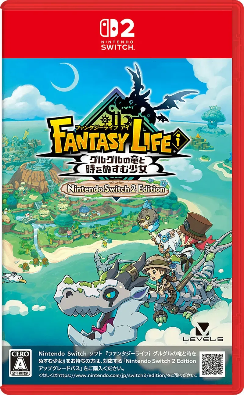 Fantasy Life i: The Girl Who Steals Time van Level-5, Nintendo Switch 2 – cover