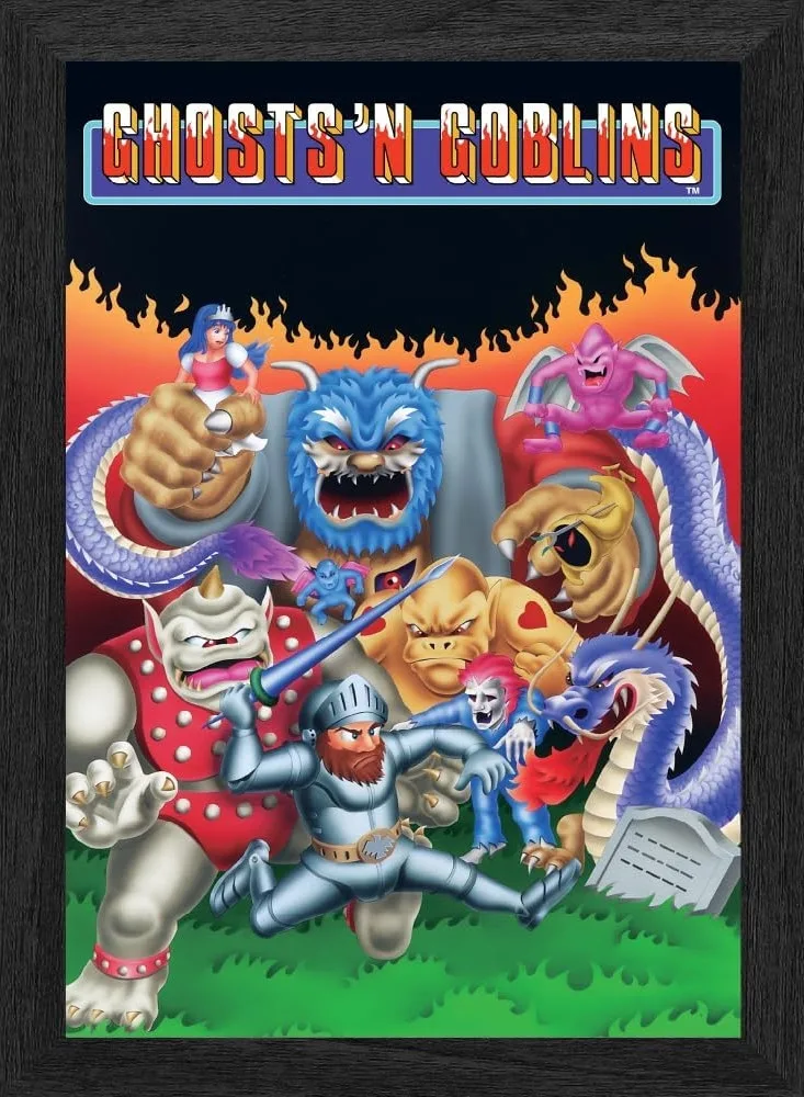 Pixel Frames Plax - Ghosts 'n Goblins (30cm x 25cm) de Level Up Labs – jaquette