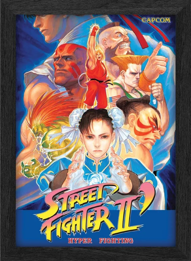 Pixel Frames Plax - Street Fighter 2: Legends (30cm x 25cm) van Level Up Labs – cover
