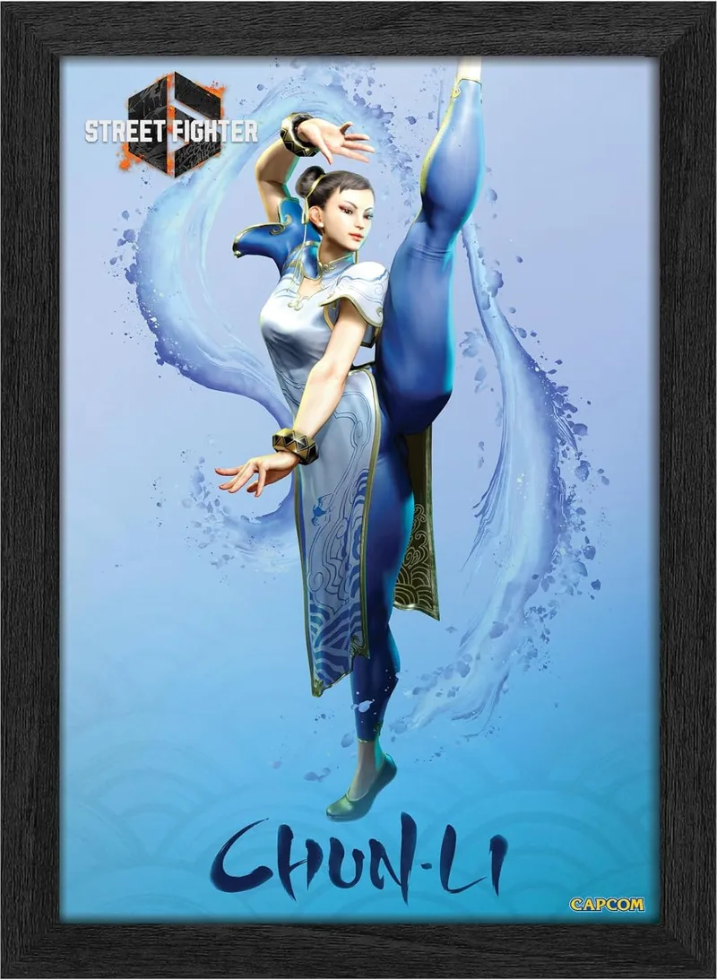 Pixel Frames Plax - Street Fighter 6: Chun-Li (25cm x 30cm) de Level Up Labs – jaquette