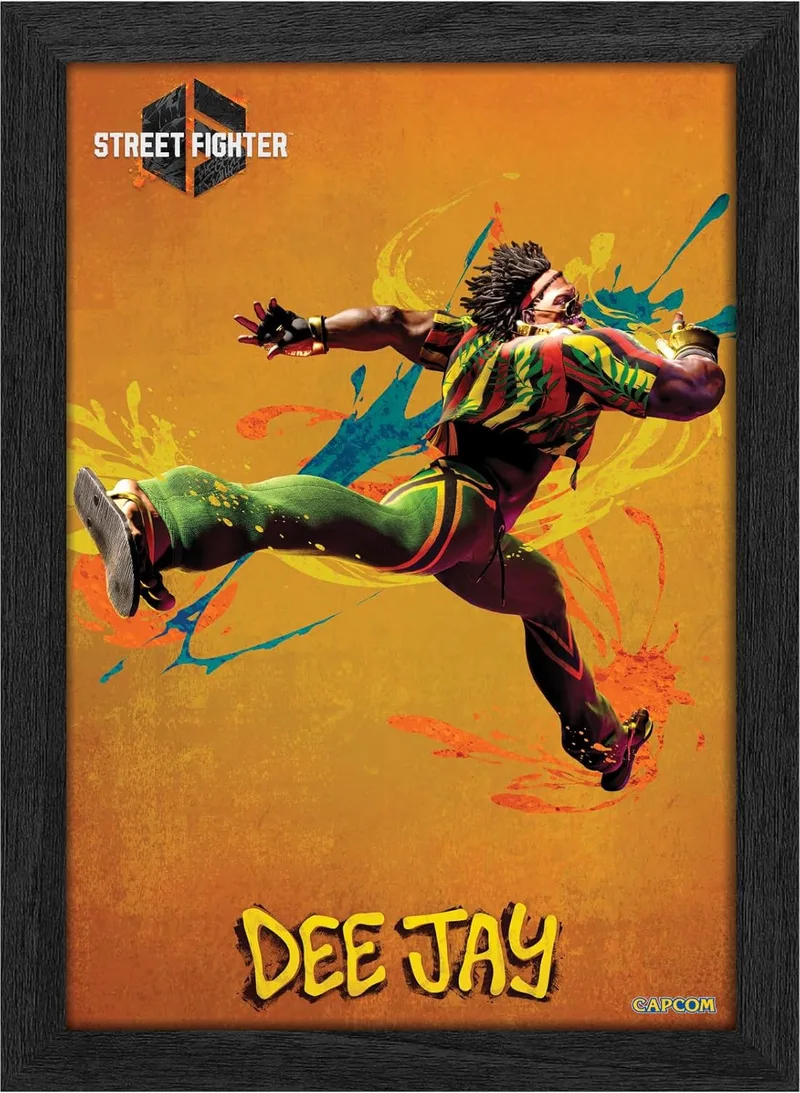Pixel Frames Plax - Street Fighter 6: Dee Jay (25cm x 30cm) van Level Up Labs – cover