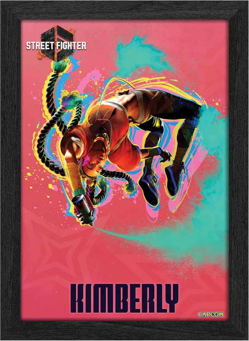 Pixel Frames Plax - Street Fighter 6: Kimberly (25cm x 30cm) de Level Up Labs – jaquette