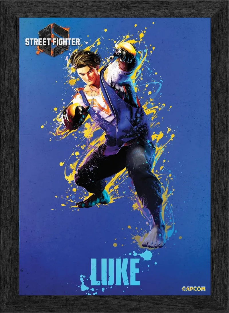 Pixel Frames Plax - Street Fighter 6: Luke (25cm x 30cm) van Level Up Labs – cover