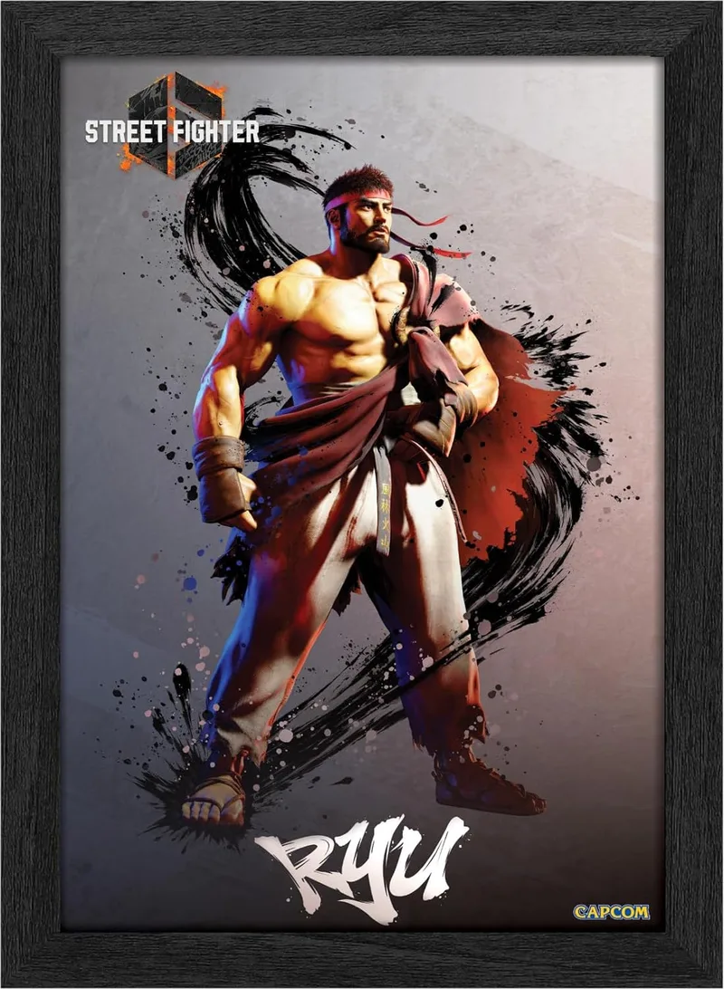 Pixel Frames Plax - Street Fighter 6: Ryu (25cm x 30cm) de Level Up Labs – jaquette