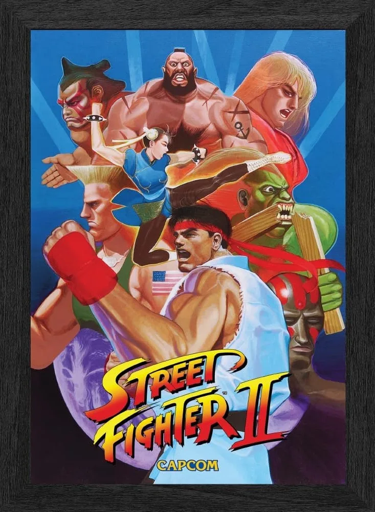 Pixel Frames Plax - Street Fighter II: The World Warriors (30cm x 25cm) by Level Up Labs – cover