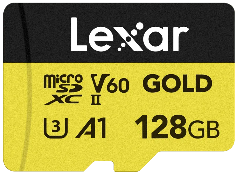 Professional MicroSDXC GOLD 100MB/s by Lexar, 128 GB – cover