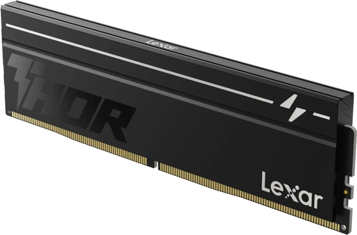 THOR 2nd Gen geheugenmodule 8 GB 1 x 8 GB DDR5 6000 MT/s 288-pin DIMM by Lexar, Black – cover