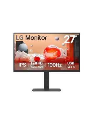 27" LG 27BA750-B - 1920x1080 (FHD) - 100Hz - IPS - 65W USB-C by LG, Black – cover 1 of 2