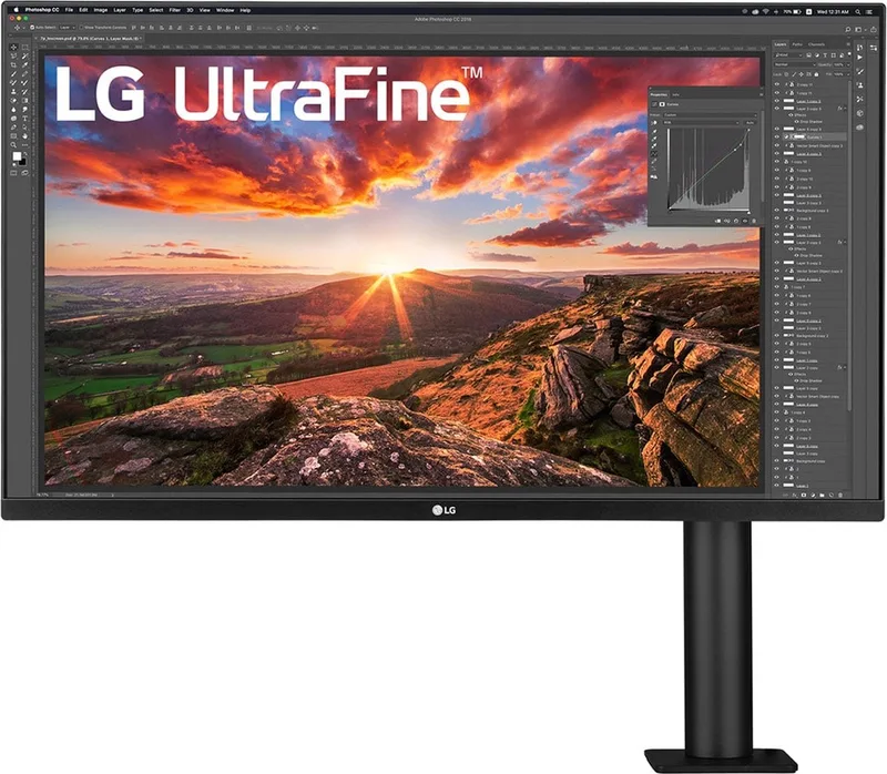 Ergo 32UN880 - 4K IPS USB-C Monitor - 60w - 32 Inch by LG, Black – cover