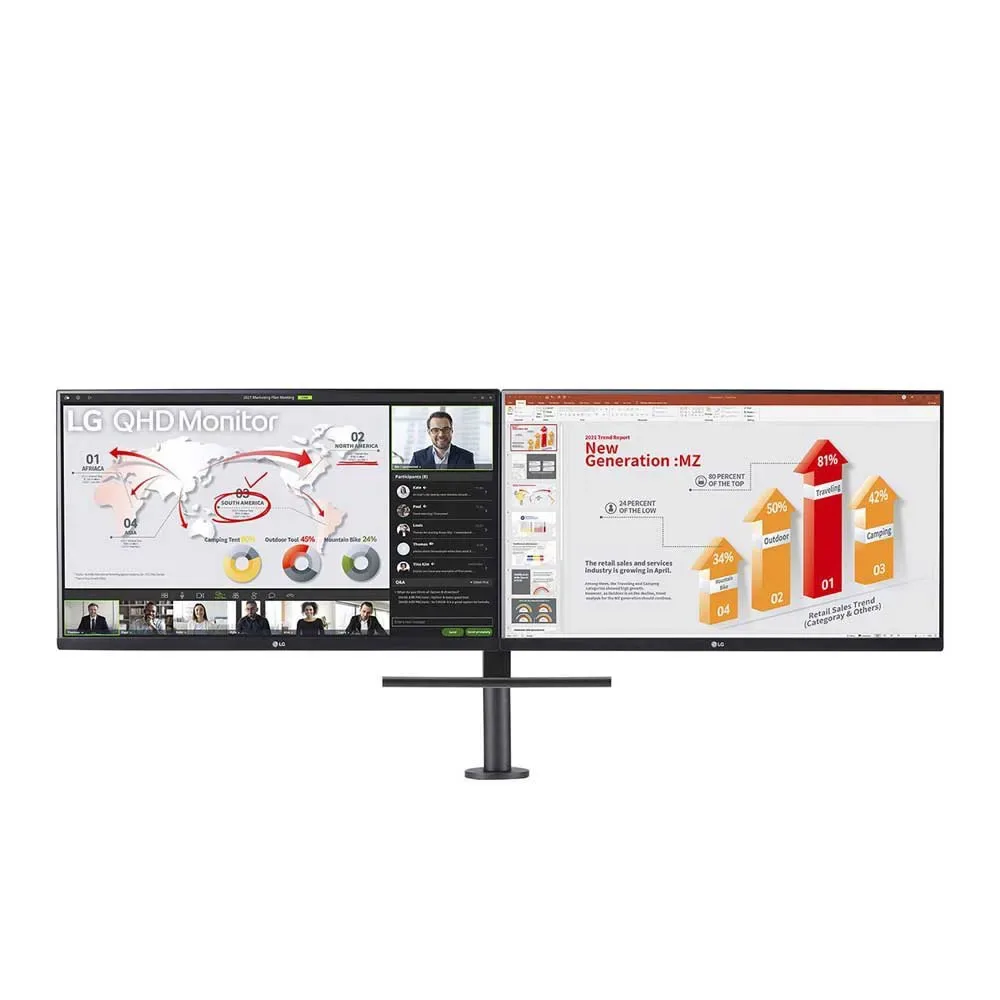 Ergo Dual 27qp88dp-bs 27´´ Qhd Ips Led 75hz Monitor by LG – cover