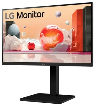 LG 24BA550-B - LED-monitor 24" (23.8" zichtbaar) - 1920 x 1080 Full HD (1080p) @ 100 Hz - IPS - 250 cdm² - 1300:1 - 5 ms - HDMI, VGA, DisplayPort - luidsprekers de LG, Noir – jaquette 2 sur 2