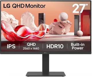 LG 27BA54QB-B computer monitor 68,6 cm (27") 2560 x 1440 Pixels Quad HD LCD by LG, Black – cover 1 of 2