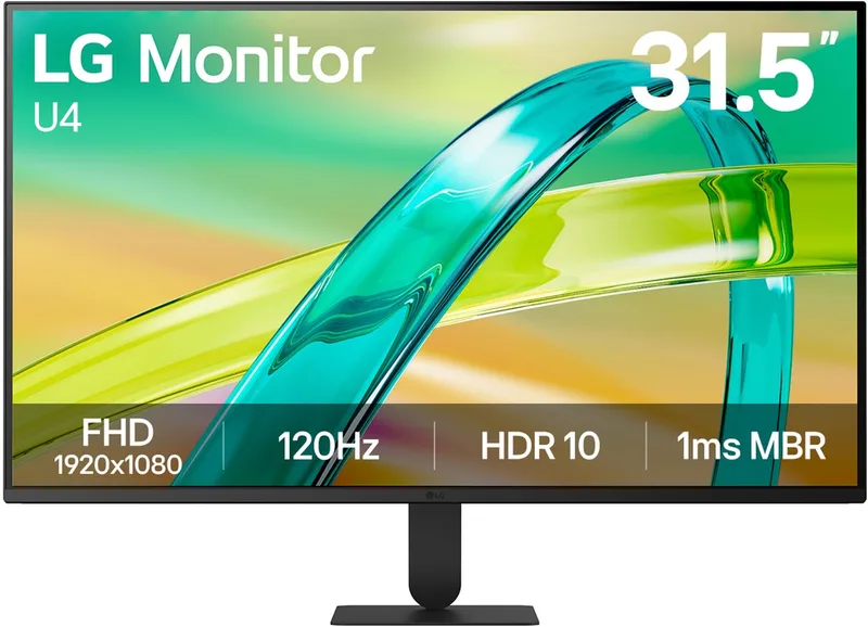 LG 32U401B-B - Full HD Monitor - 120Hz - VA Paneel - HDMI - DisplayPort - HDR10 - 32 inch by LG – cover