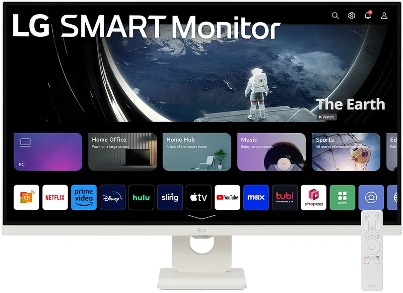 LG 32U721SA-W computer monitor 80 cm (31.5") 3840 x 2160 Pixels 4K Ultra HD LCD van LG, Wit – cover