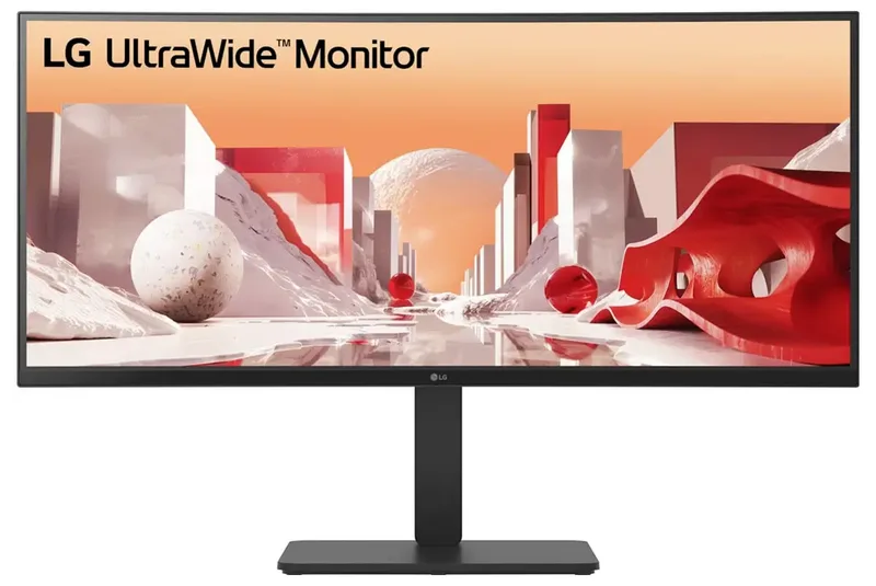 LG 34BA85QE-B QHD Ultrawide Monitor - IPS - USB-C 90w - RJ-45 - Webcam - 34 inch de LG, Noir – jaquette 2 sur 2