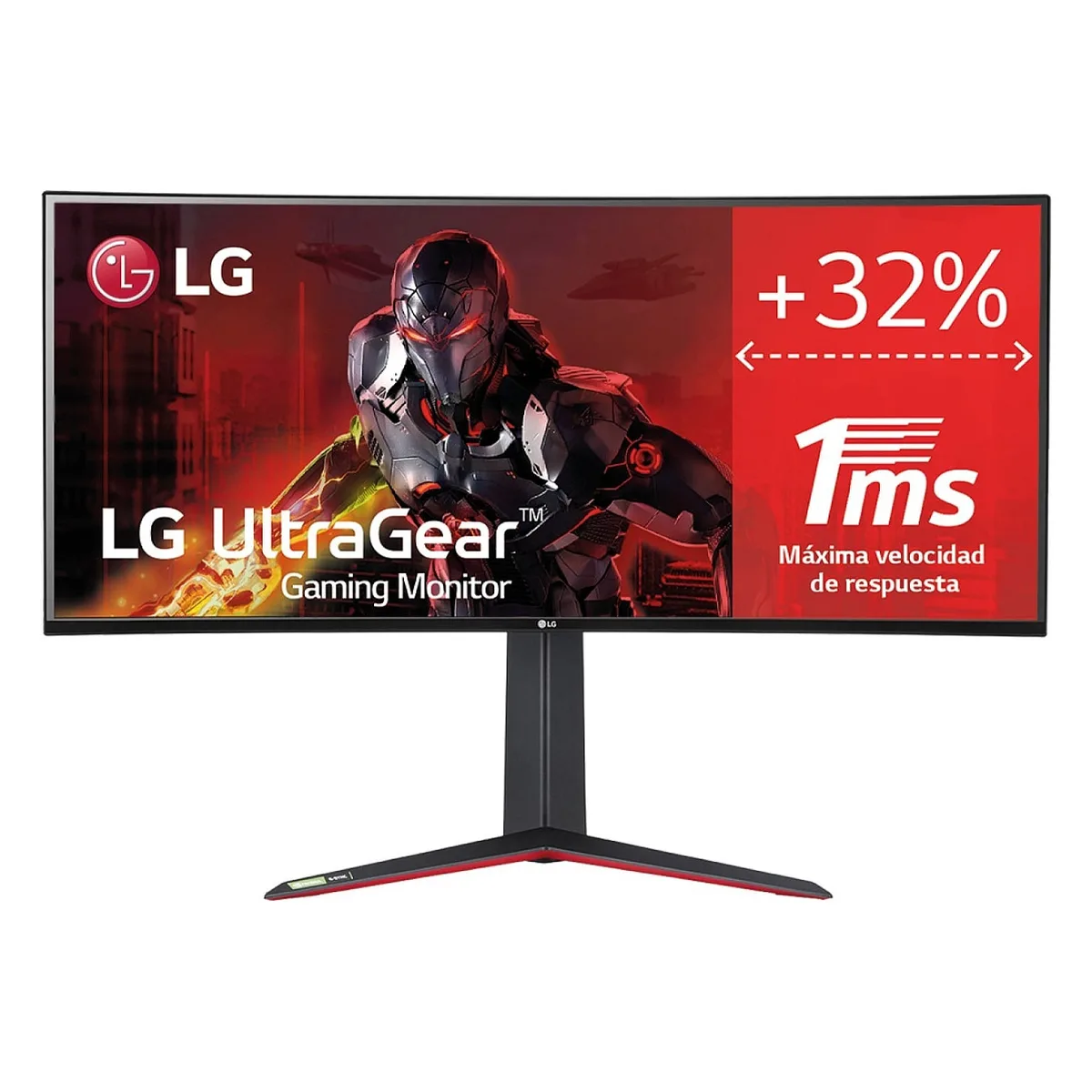 Écran Incurvé Gaming 34gn850p-b Uwqhd 34´´ Wqhd Va Led 144hz de LG – jaquette
