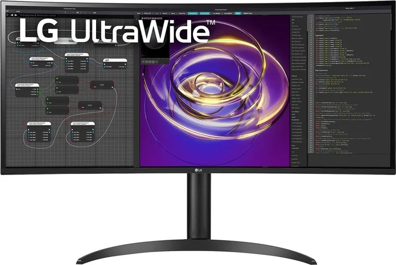 LG 34WP85C-B 34 Inch UltraWide QHD IPS Curved Monitor de LG – jaquette