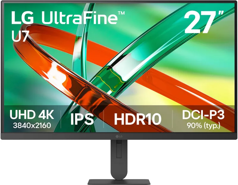UltraFine 27U710B-B - 4K IPS Monitor - Ergonomisch Ontwerp - 27 inch van LG – cover
