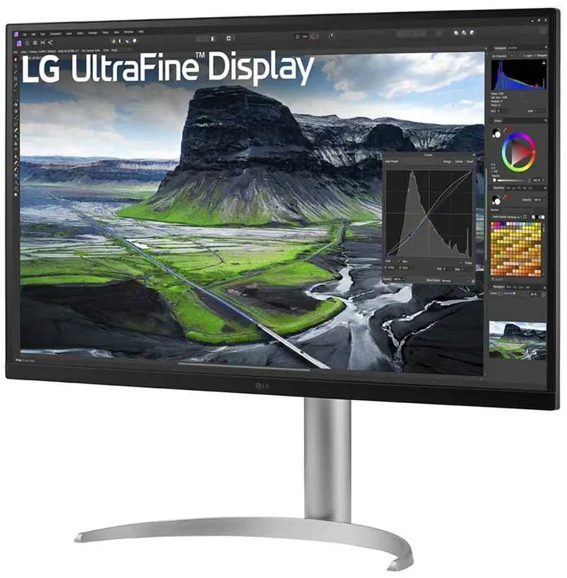 UltraFine 32UQ850V-W - 4K IPS Black Monitor - USB-C 90w - 32 inch by LG – cover
