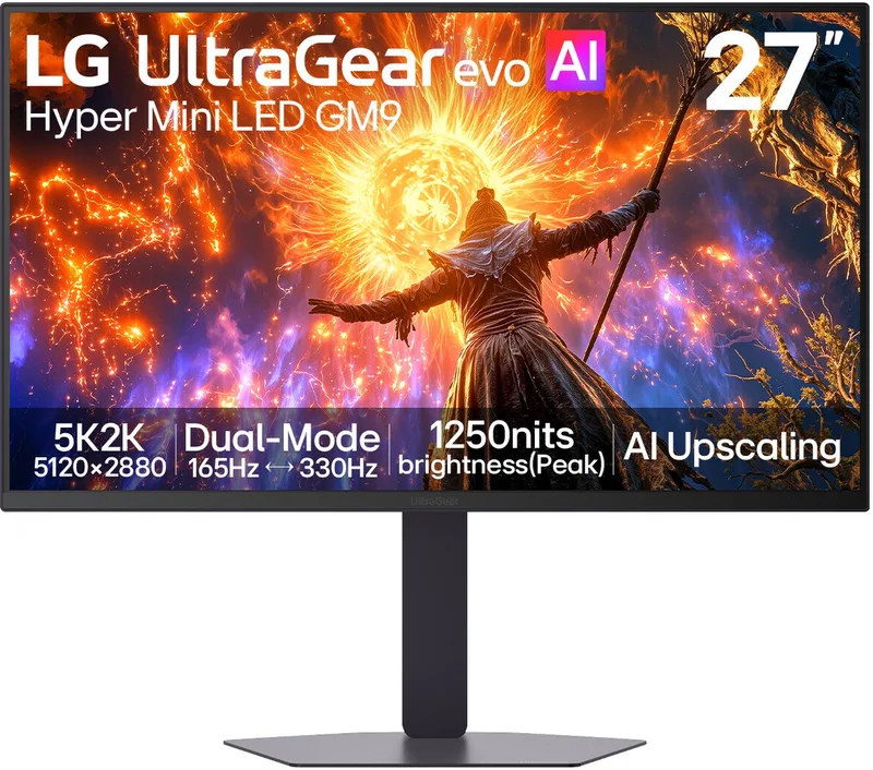 UltraGear 27GM950B-B Evo Hyper Mini LED 5K - Gaming Monitor - 27 inch by LG – cover