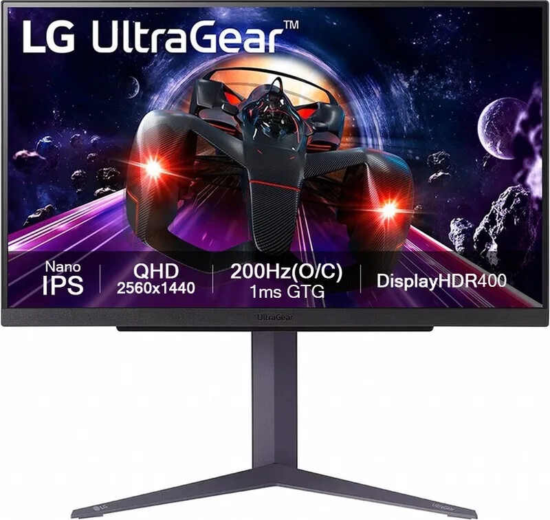 UltraGear 27GS85Q-B - QHD Nano IPS Gaming Monitor - 180hz - 200hz - 27 inch van LG – cover