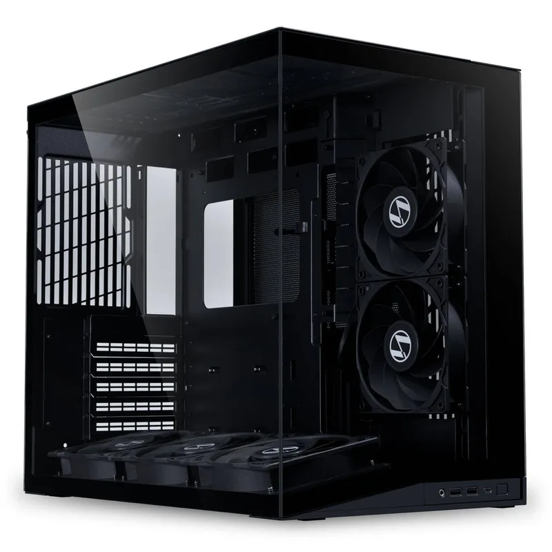 O11 Dynamic Mini V2 Flow Zwart - Behuizing van Lian Li – cover