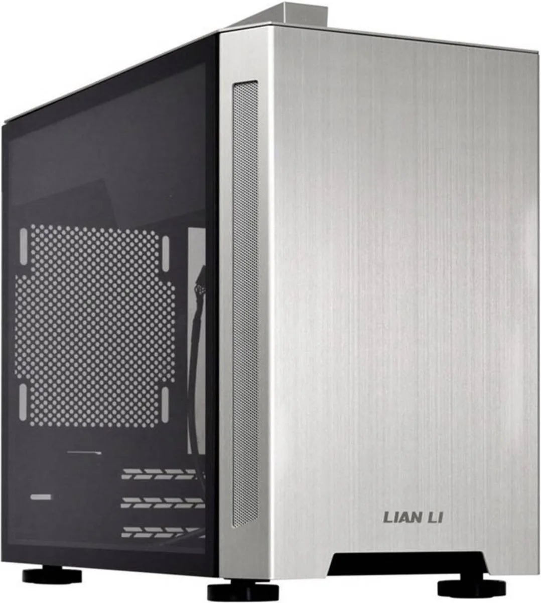 TU150WA computerbehuizing Mini Tower by Lian Li, Silver – cover