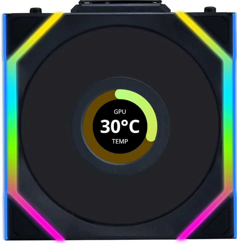 UNI FAN SL Wireless LCD Black - Ventilator de Lian Li – jaquette