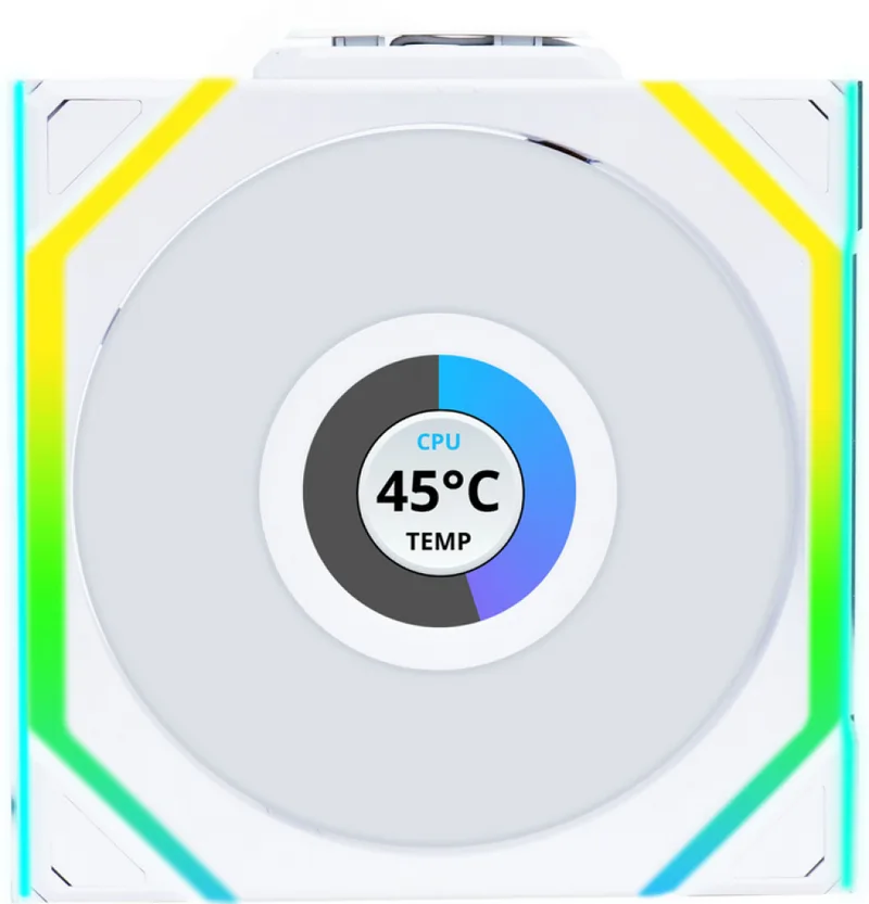 UNI FAN SL Wireless LCD White - Ventilator by Lian Li – cover