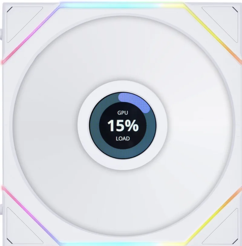 UNI FAN TL LCD 140 RGB White - Ventilator by Lian Li – cover