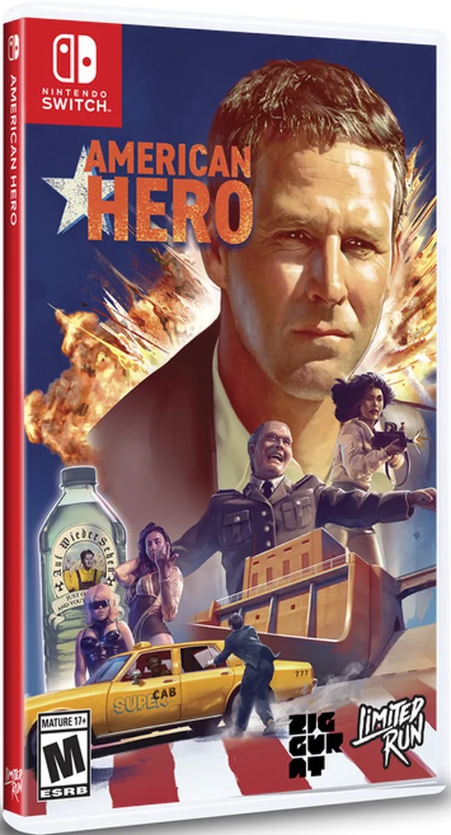 American Hero - Nintendo Switch (Limited Run) van Limited Run Games, Nintendo Switch – cover