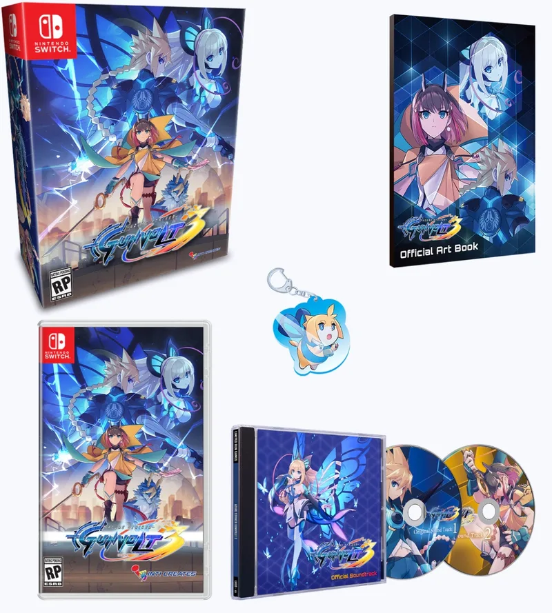 Azure Striker Gunvolt 3 Collector's Edition (Limited Run Games) by Limited Run Games, Nintendo Switch – cover