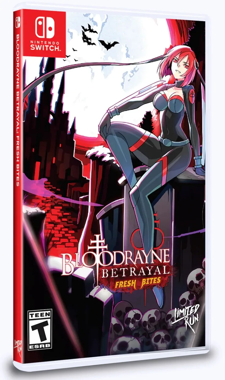 Bloodrayne Betrayal: Fresh Bites (Limited Run Games) de Limited Run Games, Nintendo Switch – jaquette