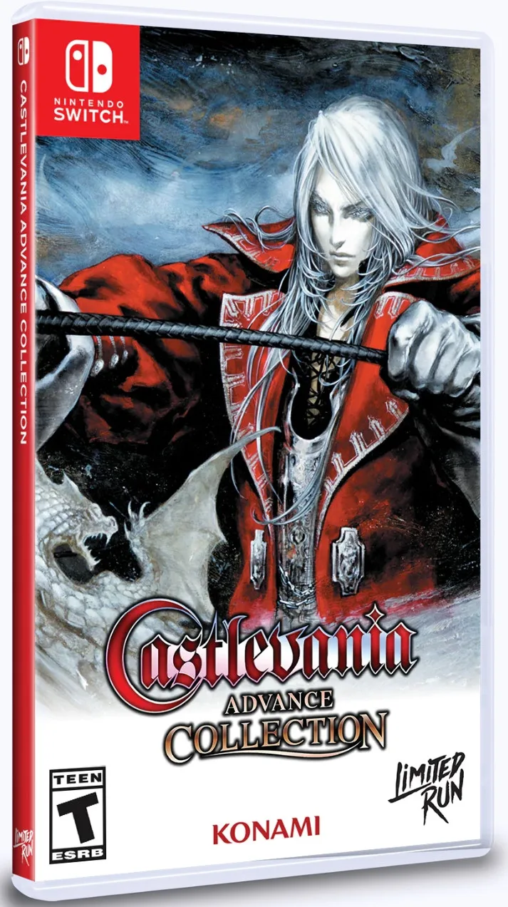 Castlevania Advance Collection - Harmony of Dissonance Cover (Limited Run Games) van Limited Run Games, Nintendo Switch – cover