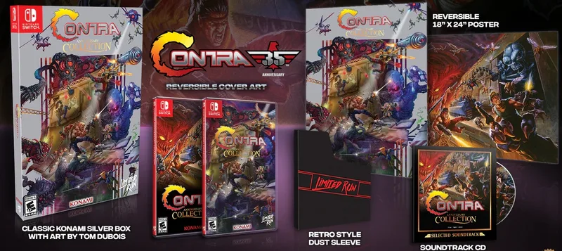 Contra Anniversary Collection Classic Edition (Limited Run Games) by Limited Run Games, Nintendo Switch – cover
