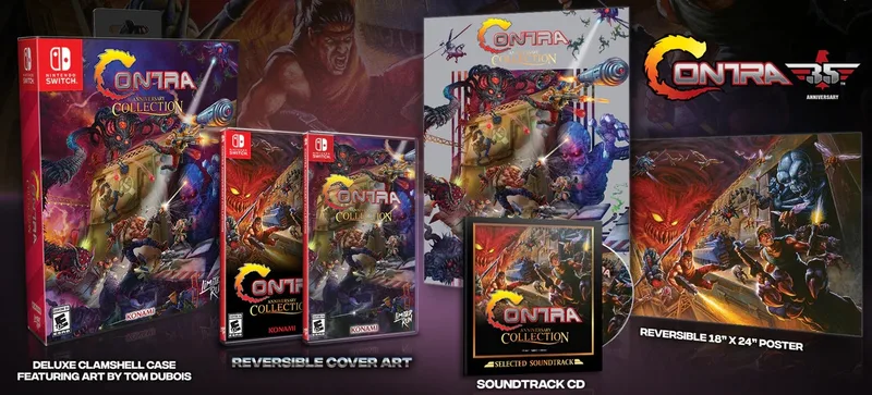 Contra Anniversary Collection Hard Corps Edition (Limited Run Games) van Limited Run Games, Nintendo Switch – cover